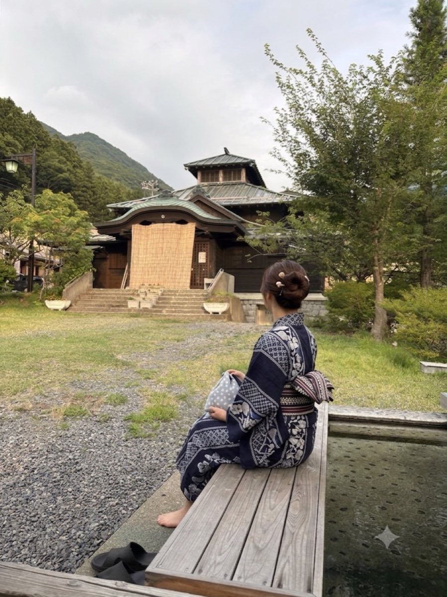 浴衣で温泉街さんぽ